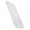 HOCO J72 Powerbank+LED индикатор с 3 изхода USB x 2 T-C x 1 10,000mAh - Бял