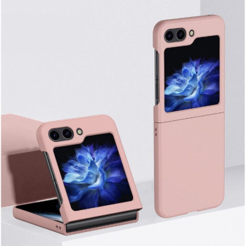Z15 Silicone case за Samsung Z Flip 6 от 2 части - Бледо розово