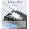 LDNIO Кабел LC901c 65W плетен iPh15series Type-C към Type-C 1M