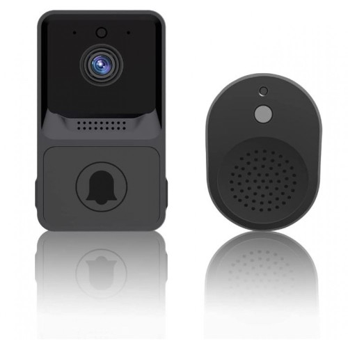 Z20 Видео звънец с WiFi интелигентна камера, безжичен звънец с HD изображение,аудио, нощно виждане,дистанционно управление