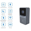 Z20 Видео звънец с WiFi интелигентна камера, безжичен звънец с HD изображение,аудио, нощно виждане,дистанционно управление