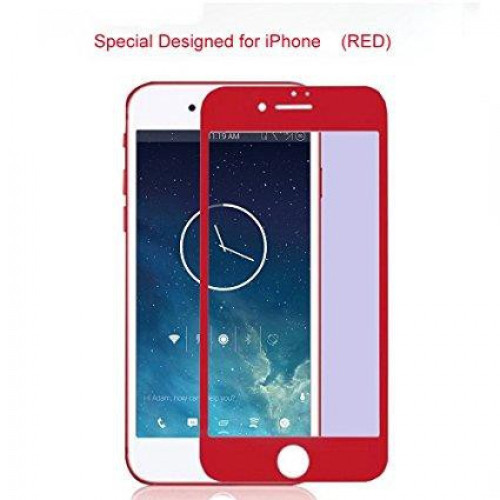 5D Стъклен протектор за iPhone 7G / 8G - Червен