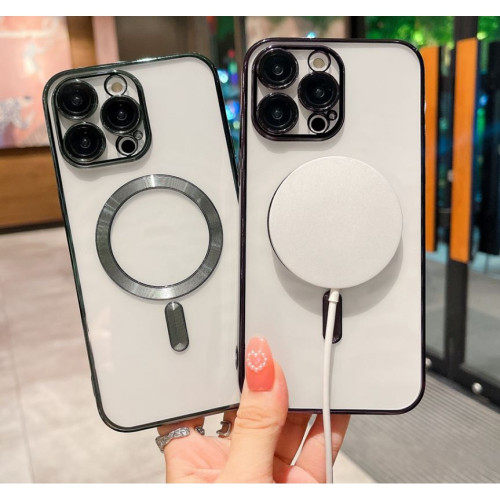 Кейс MG38 Luxury Case with Magsafe iPhone 17 - Лилав
