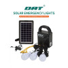 AT-888 DAT Solar light home lighting system комплект+Power bank от 1 фенер+ 3 лампи 9V 3.5 панел