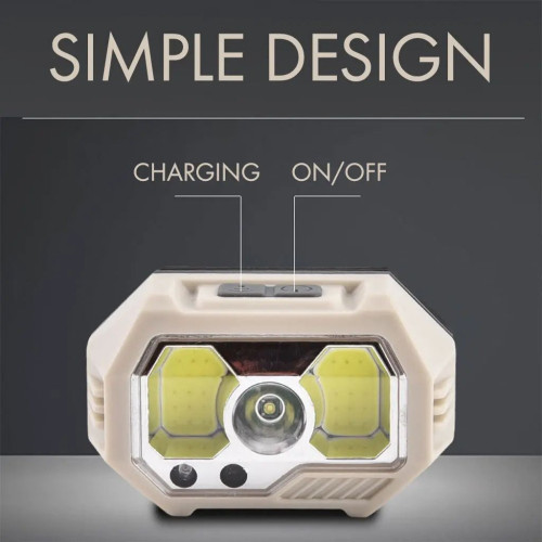 Челен фенер SH-S31 / SH-S21 с 3 източника висока мощност бяло и червено