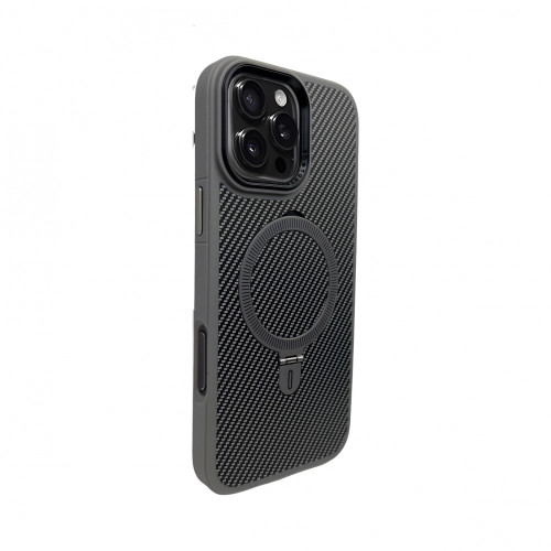 Premium Carbon MagSafe Case TP-100 за Samsung S25 Plus - Titanium Сив