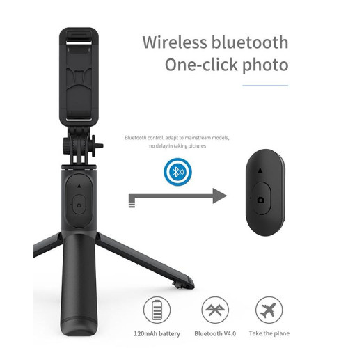 XYXD Selfie Stick Q01 Многофункционален сгъваем с дистанционно XYXD Selfie Stick Q01 Многофункционален сгъваем с дистанционно