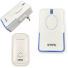 VOYE V032F безжичен звънец с 38 полифонични звука (бял)