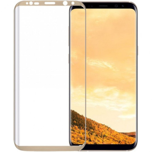 3D Стъклен протектор за Samsung S8 Plus + - Златист 3D Стъклен протектор за Samsung S8 Plus + - Златист