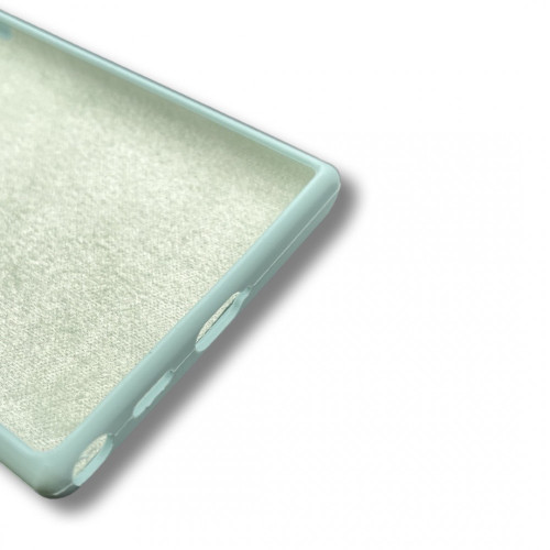 Silicone case TP-59 +камера за Samsung S23 Plus - Мента