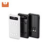 WUW U44 2A POWER BANK С ВГРАДЕНИ КАБЕЛИ - 20,000 mAh - Бял