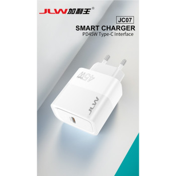 JLW-JC07 Зарядно 45W GAN Адаптер USB-C JLW-JC07 Зарядно 45W GAN Адаптер USB-C