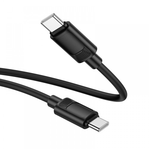HOCO кабел X122 60W Type-C към Type-C (1M) - Черен