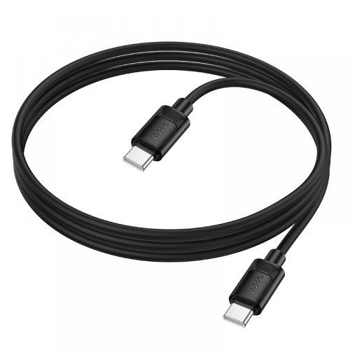 HOCO кабел X122 60W Type-C към Type-C (1M) - Черен