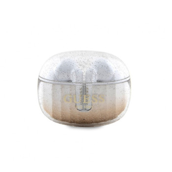 0380 Guess earphones TWS - glitter gradient - Златист