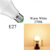 Citysun CMZM-9W E27 PIR LED Интелигентна крушка със сензор за движение ВКЛ./ИЗКЛ. AC 165-256V 50/60Hz