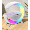 Bluetooth високоговорител BT-3401 (LED, AUX, USB, FM, microSD) вграден LED дисплей, безжично зареждане, будилник