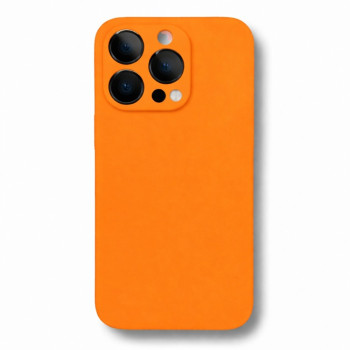 Силиконов гръб TP18 +камера за iPhone 17 Pro - Оранжев