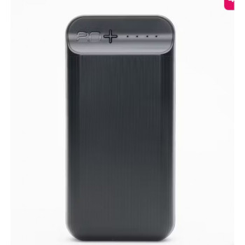 WUW Y129 2.1A POWER BANK Type-C 1 USB 2 - 20,000 mAh - Черен