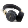 0240 Guess Bluetooth Headphones - 4G Metal Logo - Black and grey