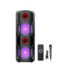 ZQS8225 Портативна Двойна Караоке 8'' Sing-e 30W тонколона+жичен микрофон