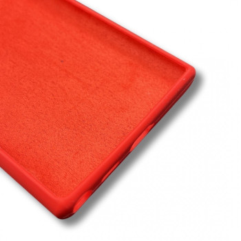 Silicone case TP-59 +камера за Samsung S23 Ultra - Червен