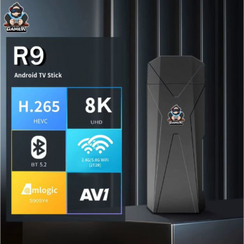 2025 R9 TV 8K VIVIV HDR android 14.0 TV Stick 2GB+16GB 2.4/5G Wifi 100M-LAN порт Netflix Youtube Media Player