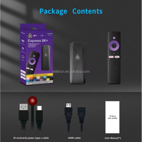 2025 R9 TV 8K VIVIV HDR android 14.0 TV Stick 2GB+16GB 2.4/5G Wifi 100M-LAN порт Netflix Youtube Media Player