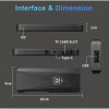 2025 R9 TV 8K VIVIV HDR android 14.0 TV Stick 2GB+16GB 2.4/5G Wifi 100M-LAN порт Netflix Youtube Media Player