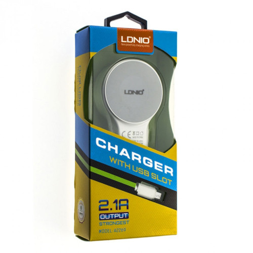 220V Зарядно LDNIO A2269 2.1A Micro USB