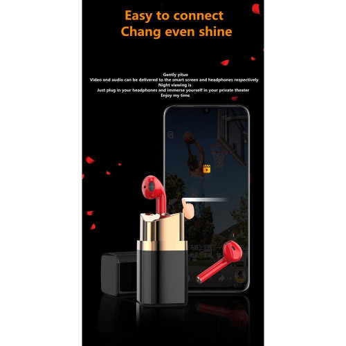 Безжични слушалки X99-TWS Bluetooth под формата на червило