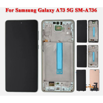 LCD Дисплей с тъчскрийн за Samsung A73 5G SM-A736B +Рамка OLED
