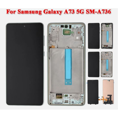LCD Дисплей с тъчскрийн за Samsung A73 5G SM-A736B +Рамка OLED