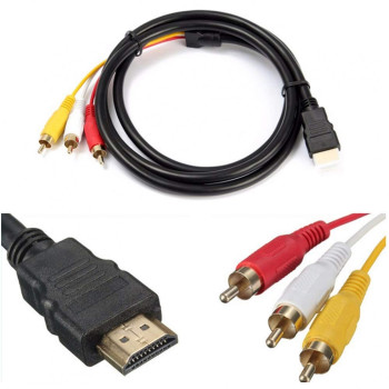 Кабел преход H-31 SCART - AV/HDMI преобразувател IN/OUT +кабел 1.5m Кабел преход H-31 SCART - AV/HDMI преобразувател IN/OUT +кабел 1.5m