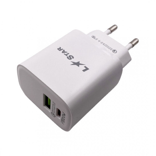 PD25W L✮Star 2в1 TC-11 FAST 2изх. USB-C+QC3.0 USB към Type-C
