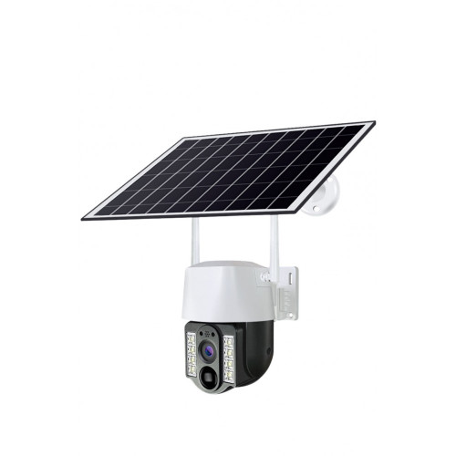IP Соалрна Камера HY-D011S WIFI 4MP 1080P ( APP:V380PRO ) HD 360 градуса с микрофон и високоговорител и LED светлина