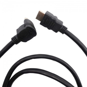 Кабел HDMI към HDMI 1.5M на 90 Г-образен Кабел HDMI към HDMI 1.5M на 90 Г-образен