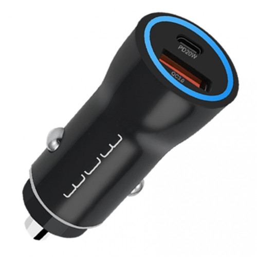 WUW C146 12v. зарядно за кола USB+USB-C QC3.0+PD