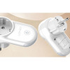 Смарт Wi-Fi контакт LDNIO SEW1058, 100 - 240V, с функция за нощна светлина, бял