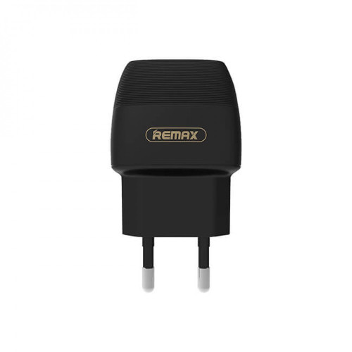 220V Адаптер REMAX 2 USB за телефони с 2 изхода - Черен
