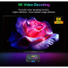 2024 HK1 RBOX K8 RGB TV 4K HDR ULTRA HD android 13.0 TV Stick 4GB+64GB 2.4/5G Wifi 100M-LAN порт Netflix Youtube Media Player