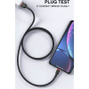 WUW X203 Плетен кабел за Зареждане 2.4A 1M - USB към TYPE-C