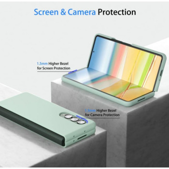 Z15 Silicone case за Samsung Z Fold 7 от 2 части - Светло Син