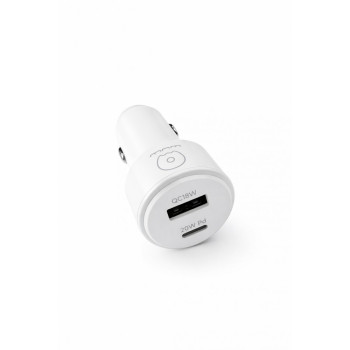WUW C242 38W Адаптер кола – USB-A QC18W + USB-C PD20W Бързо зареждане