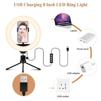 M-20 20см LED селфи пръстен M-20 20см LED селфи пръстен