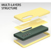 Z15 Silicone case за Samsung Z Fold 6 от 2 части - Жълт