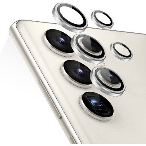 Цветен протектор за Камера Samsung S23 Ultra - Сив