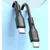 Кабел XO-NB-Q231B Fast 60W Type-C към Type-C 1M - Черен