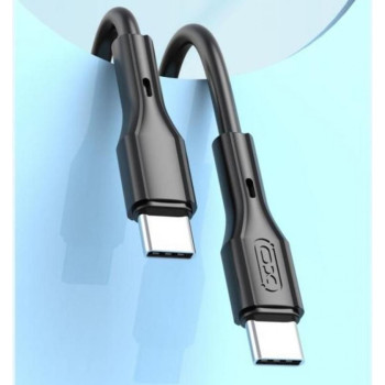 Кабел XO-NB-Q231B Fast 60W Type-C към Type-C 1M - Черен