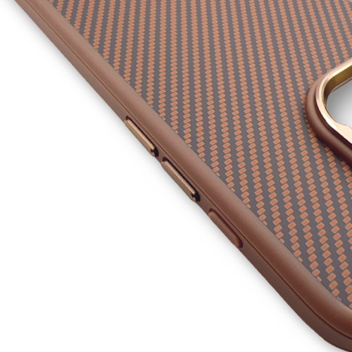 Premium Carbon Case TP-103 за iPhone 17 - Titanium Златист